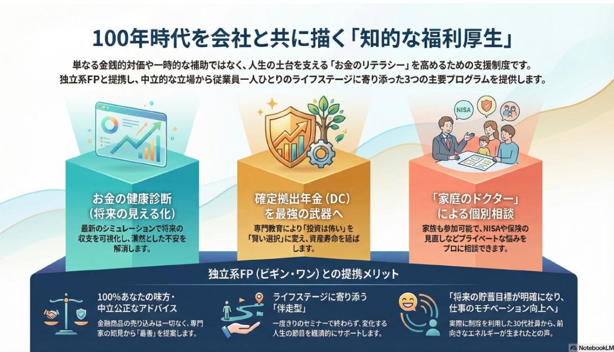 【知的福利厚生】により社員への「一生モノの安心」を&hellip;