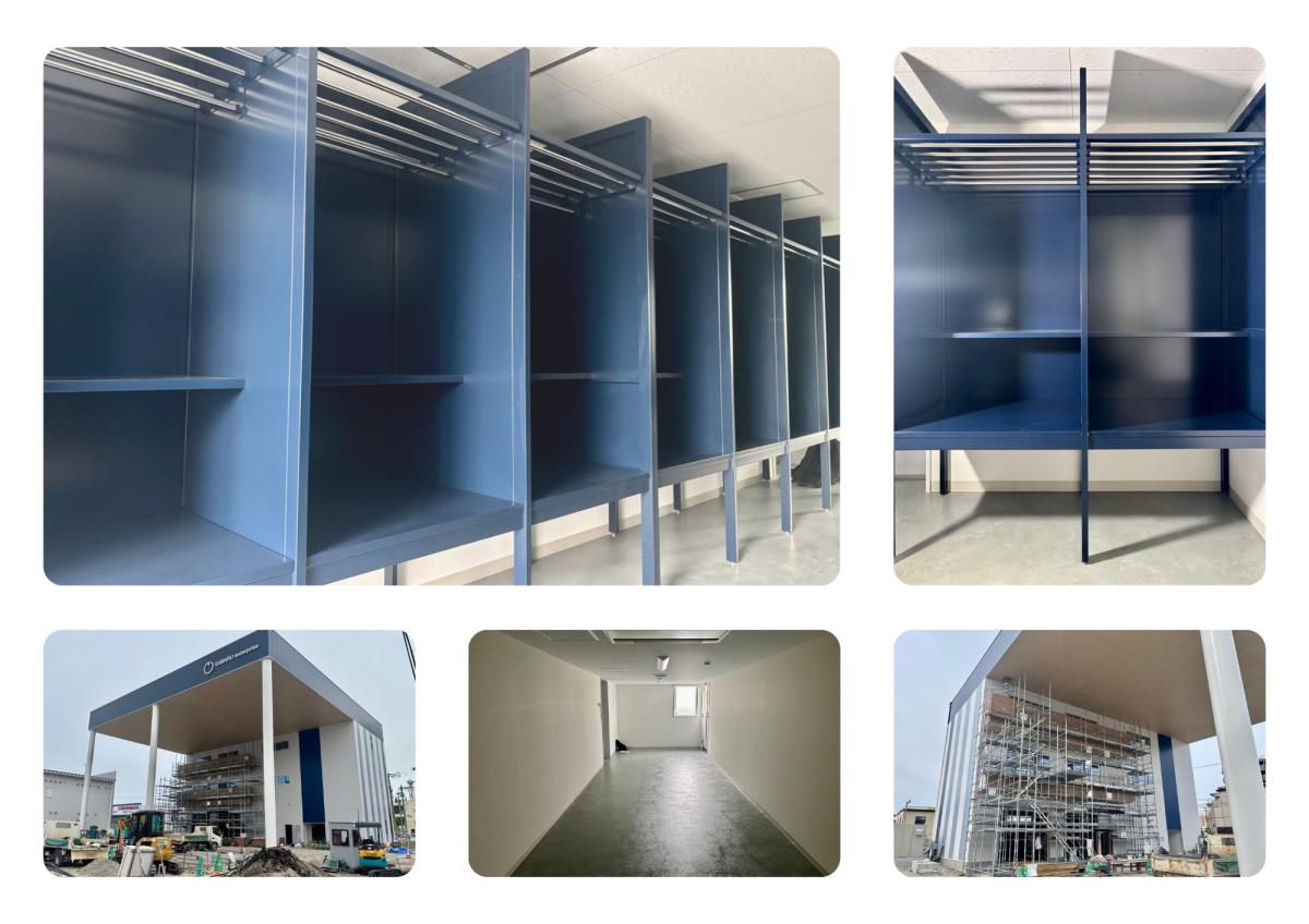 【納入事例】大型のワークロッカーを企業様に納入